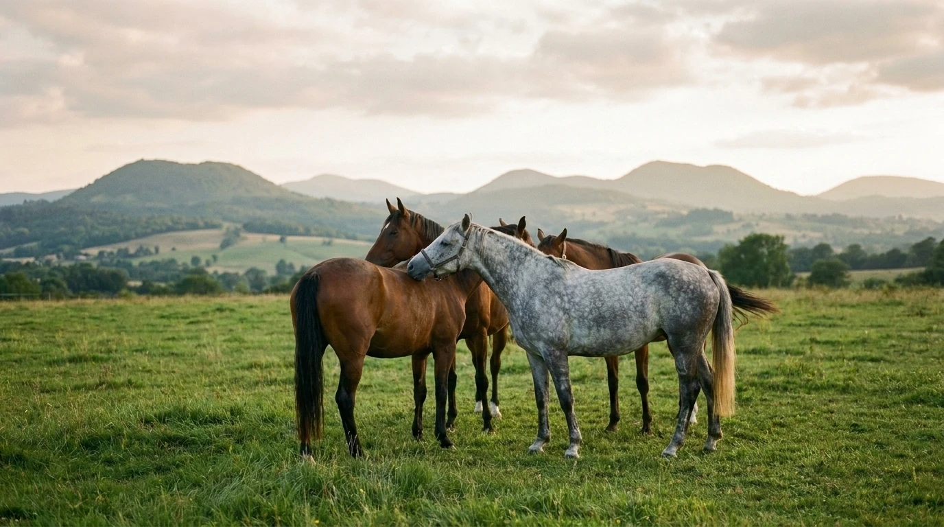 Les chevaux du Elevage des Aurès en liberté, —